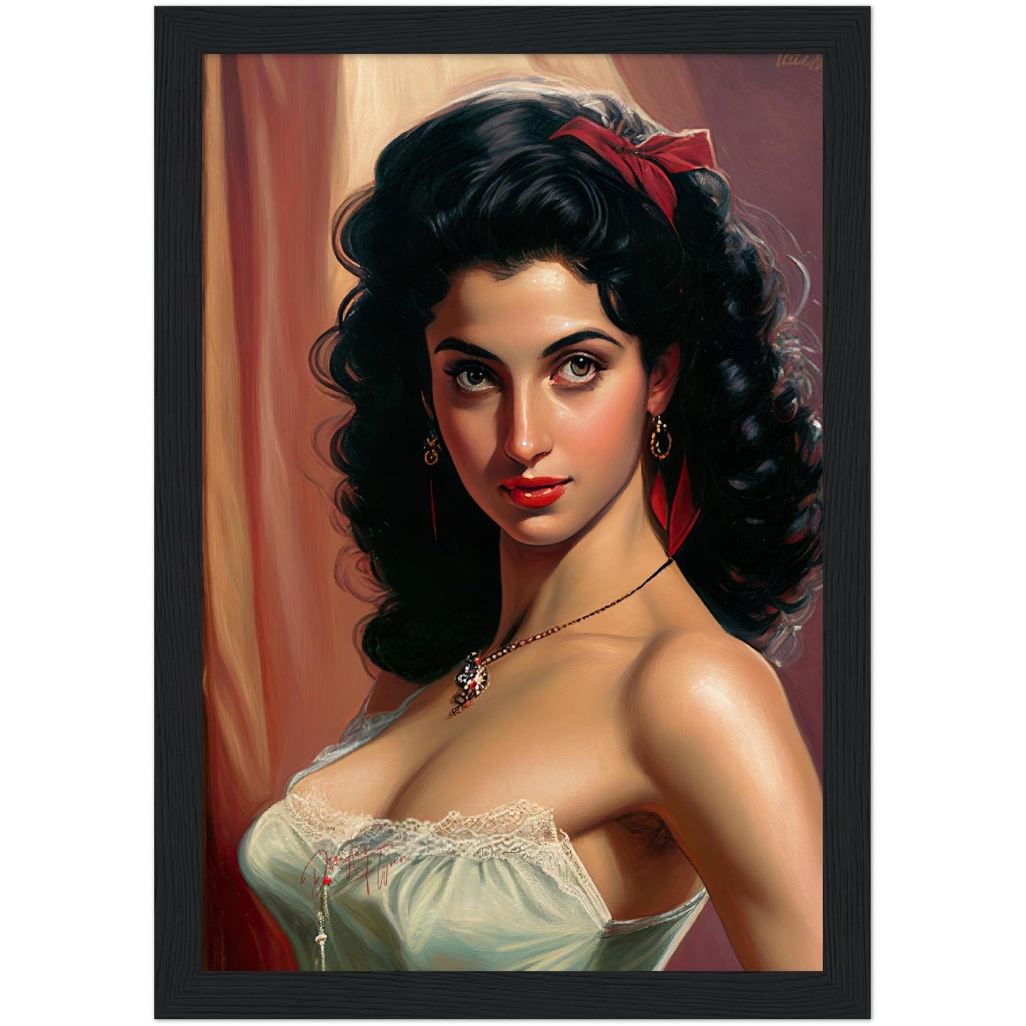 »Tex Temptress« retro poster