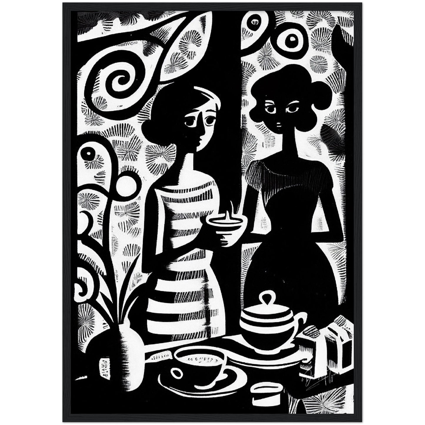 »Behind The Lyrics« retro poster