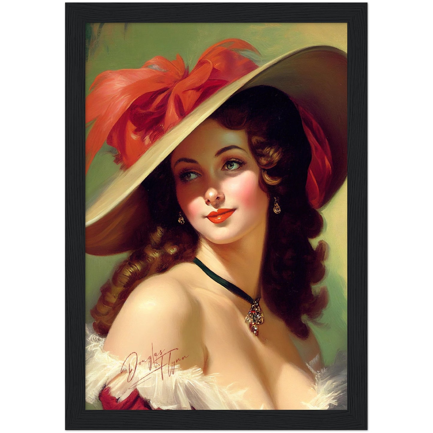 »Fabiola's Fabulous Fashion« retro poster