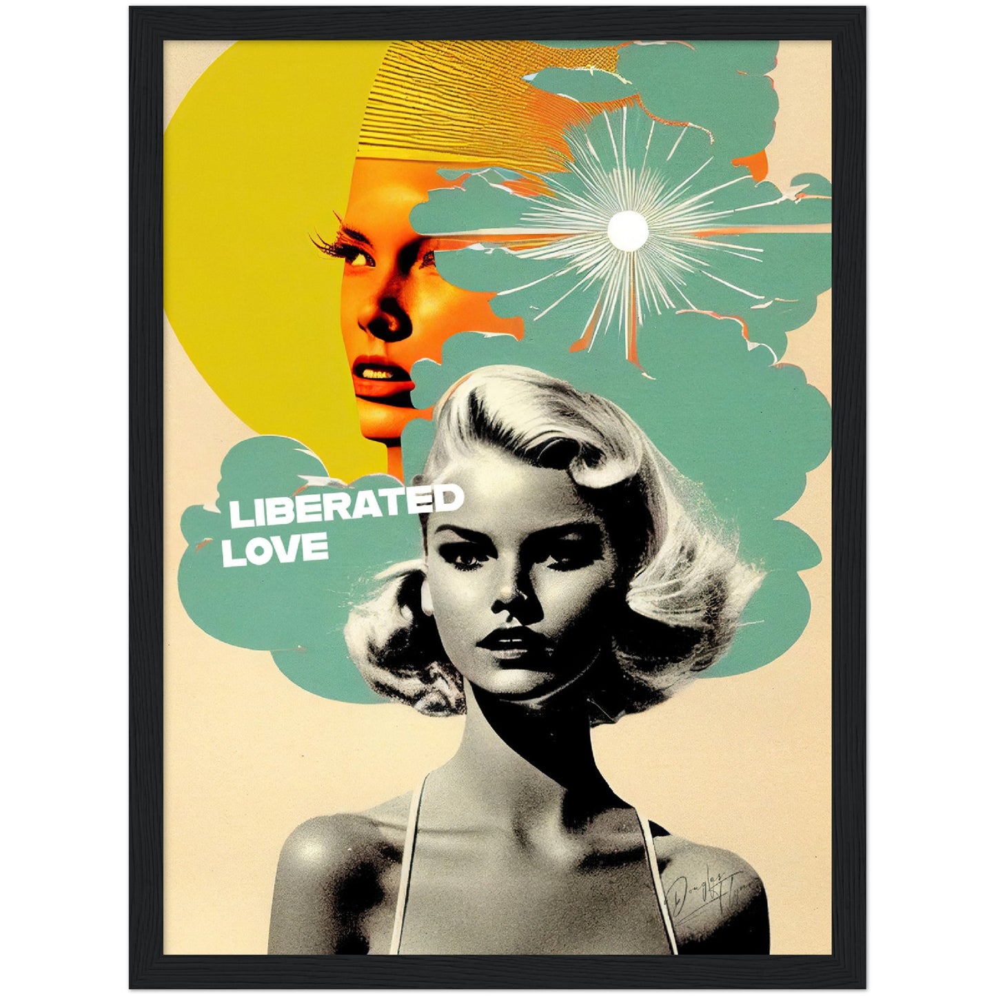 »Liberated Love«retro poster