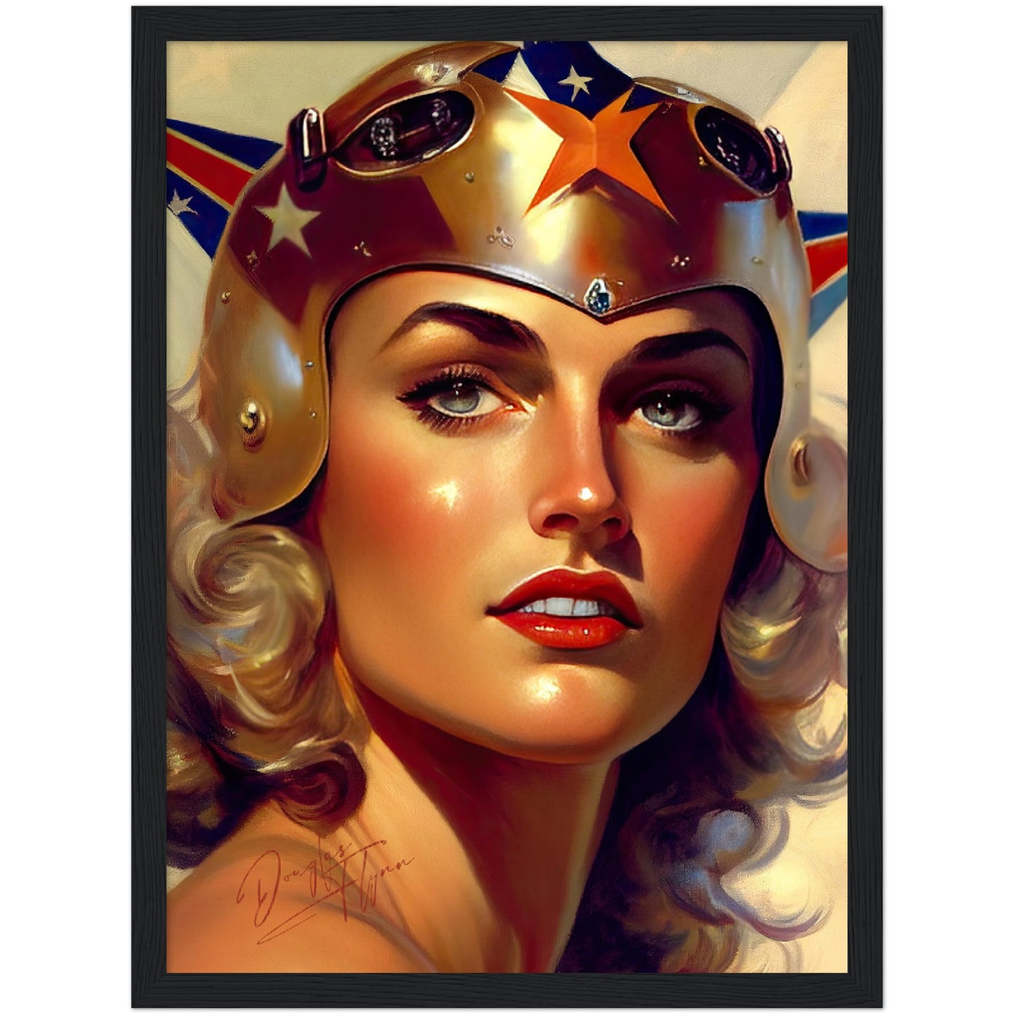 »Liberty Lady« retro poster