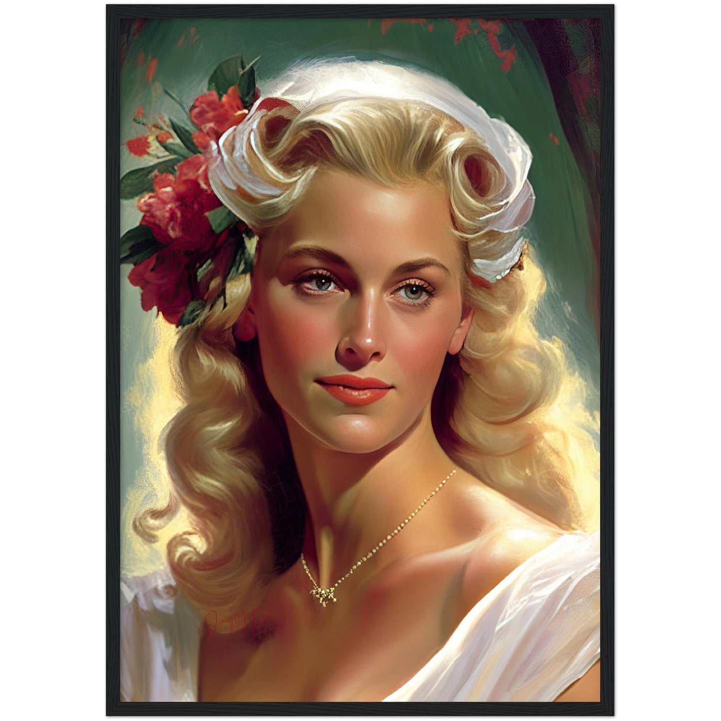»Charming Wedding« retro poster