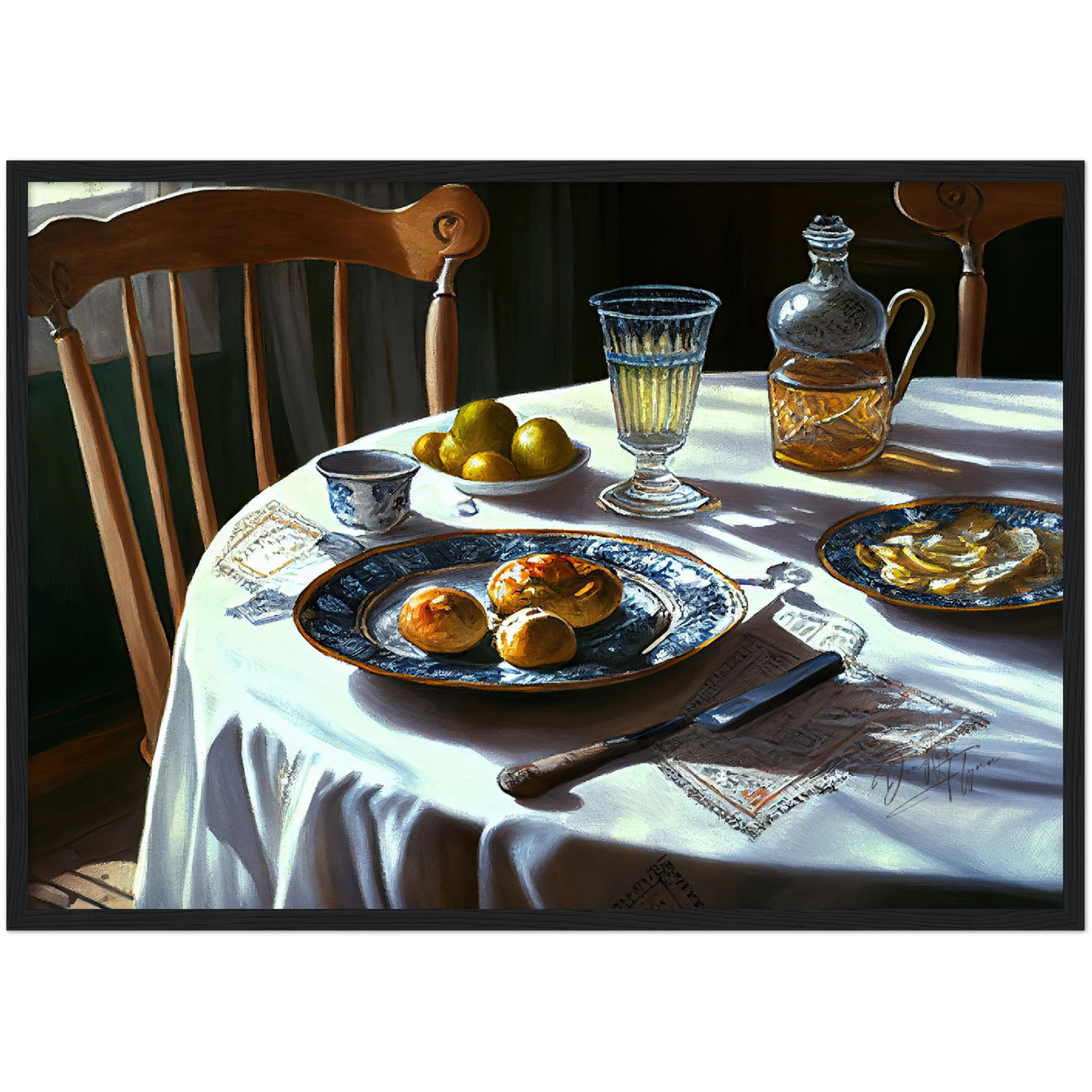 »Meal to enjoy together« retro poster