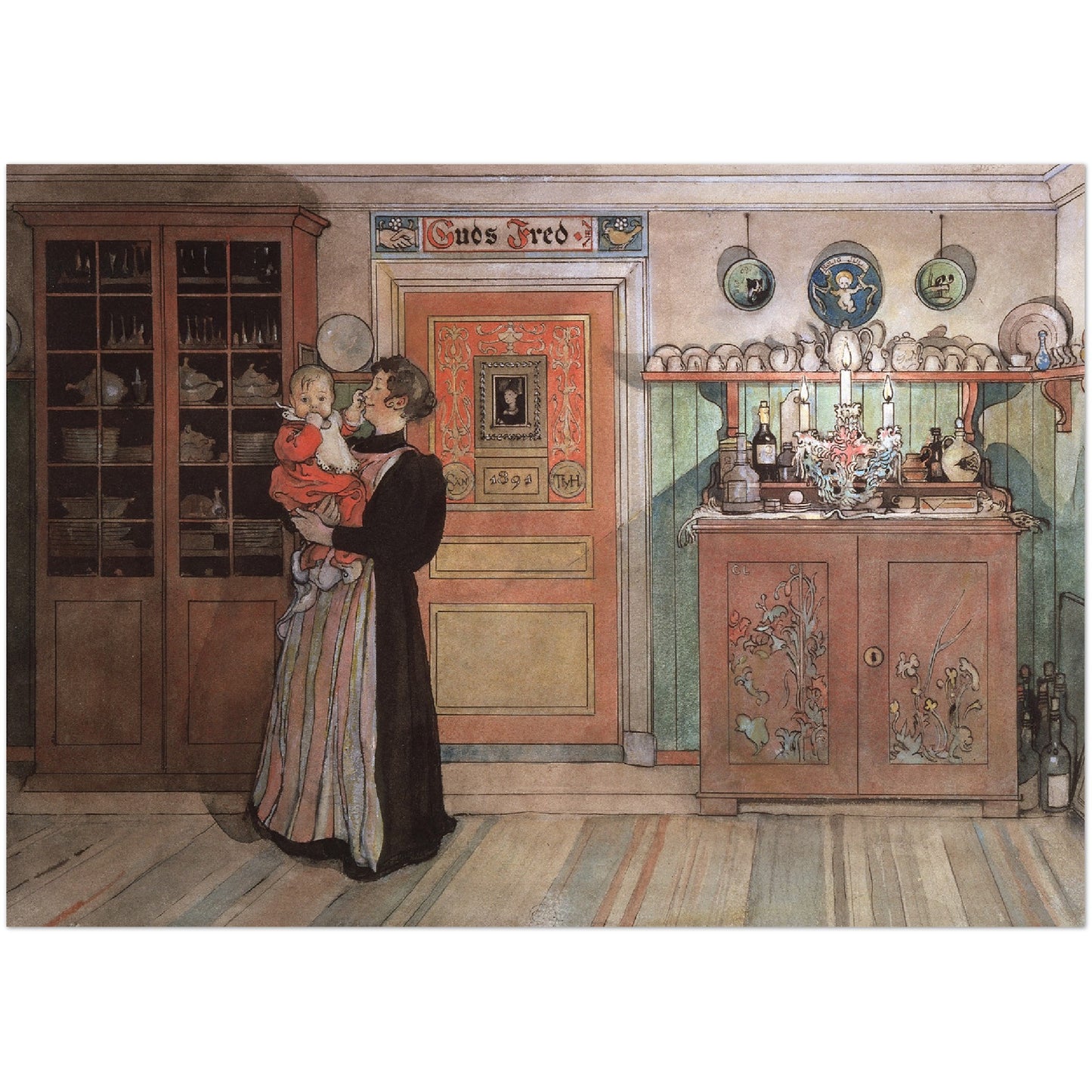 »Mellan jul och nyår« av Carl Larsson