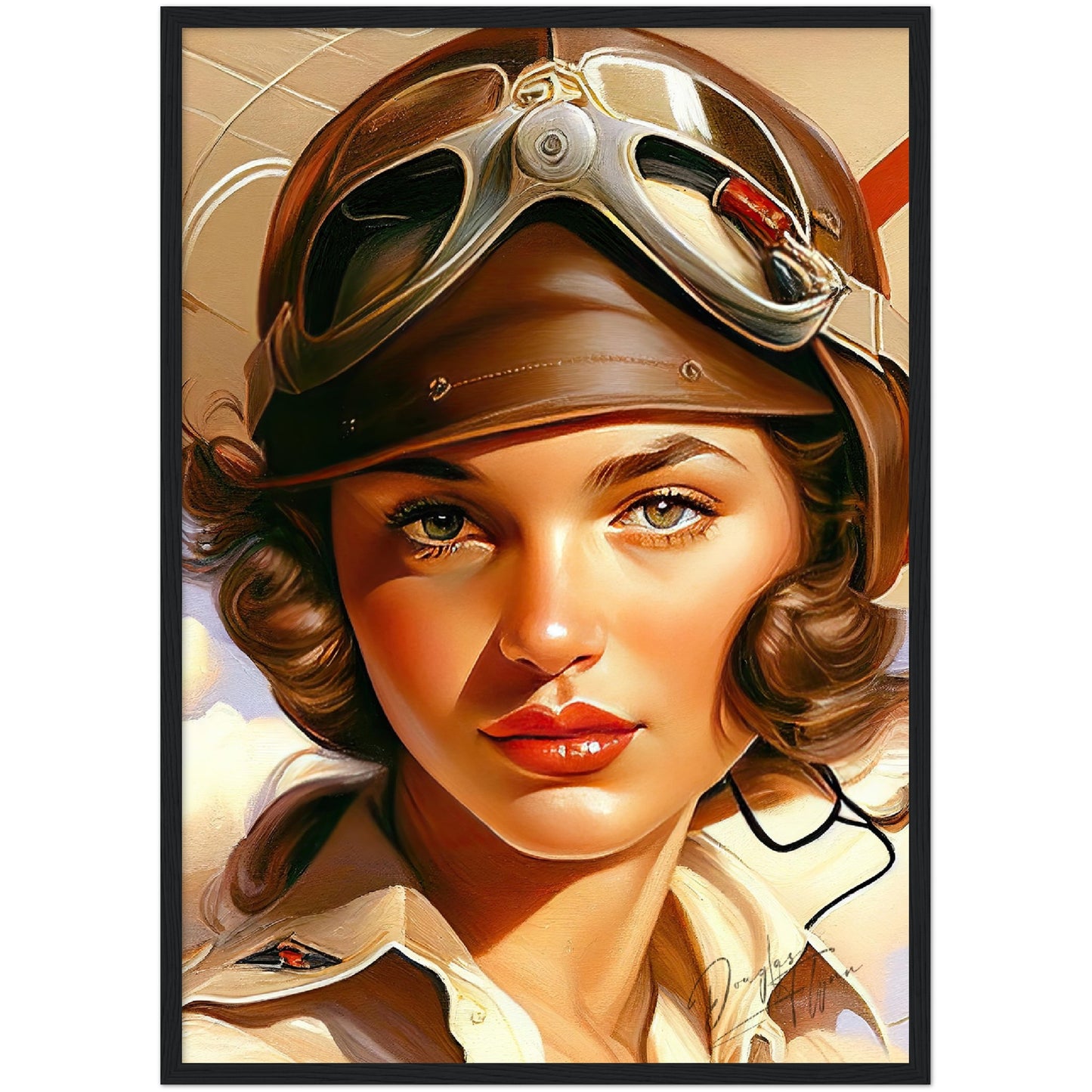 »Keeping My Gear Down For You retro poster