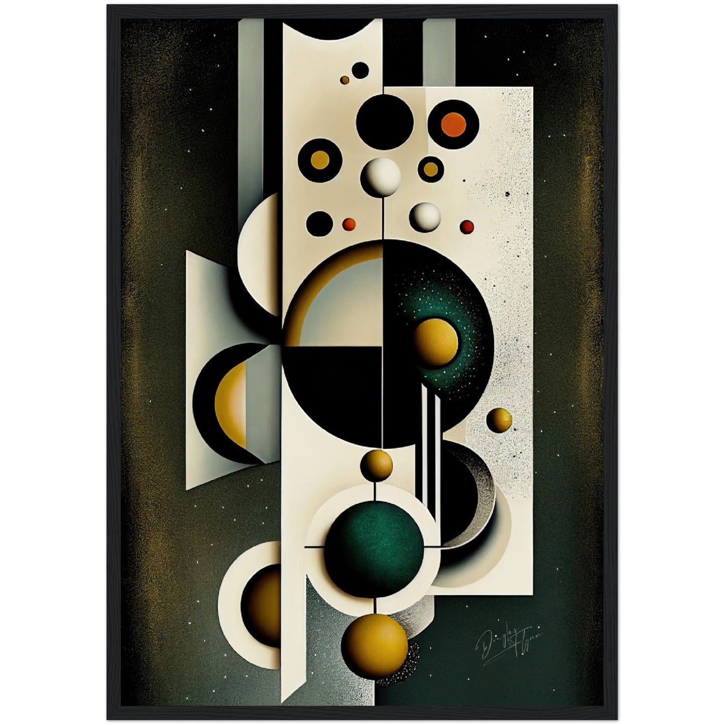 »Energetic Forms« retro poster