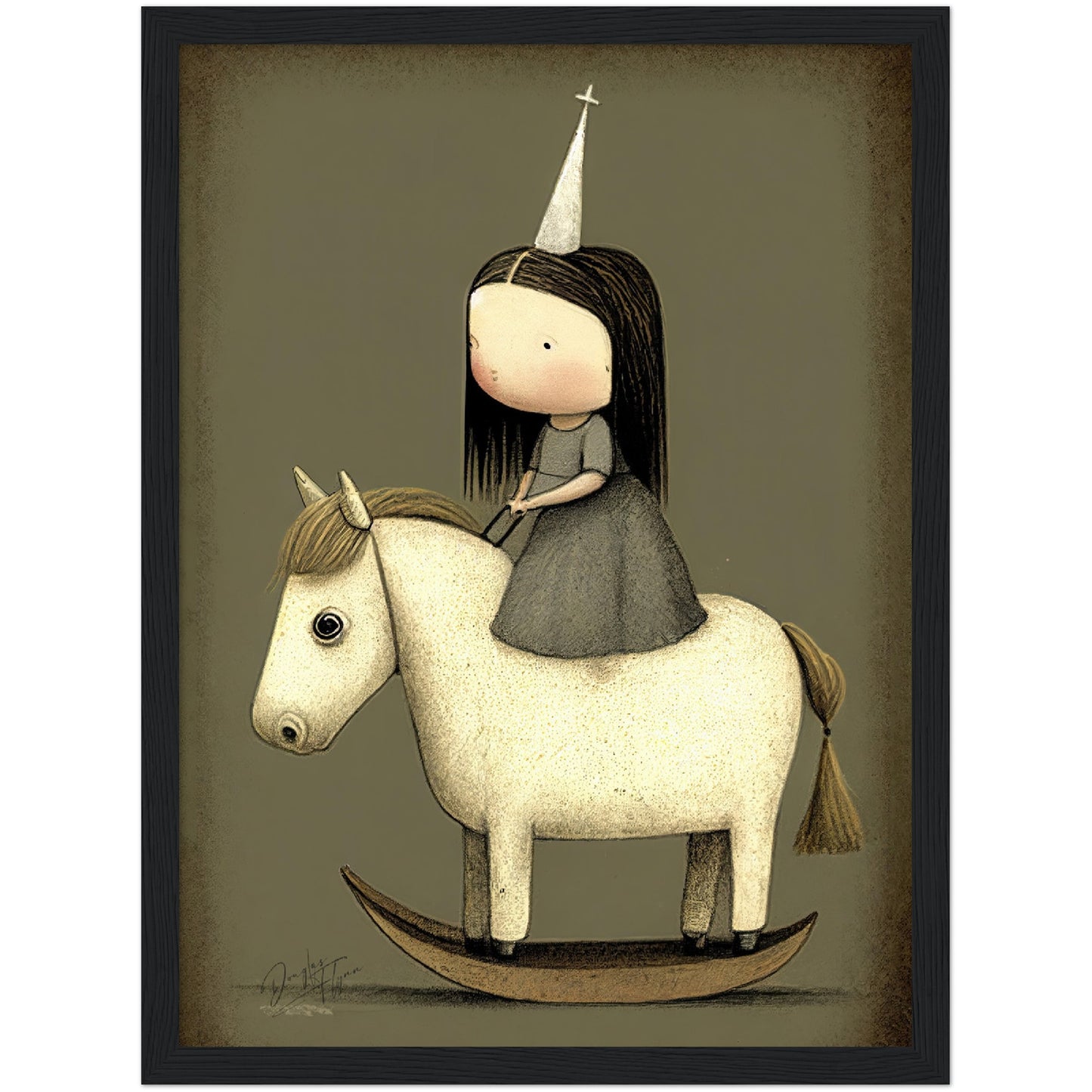 »Stubborn Star And The Princess« retro poster