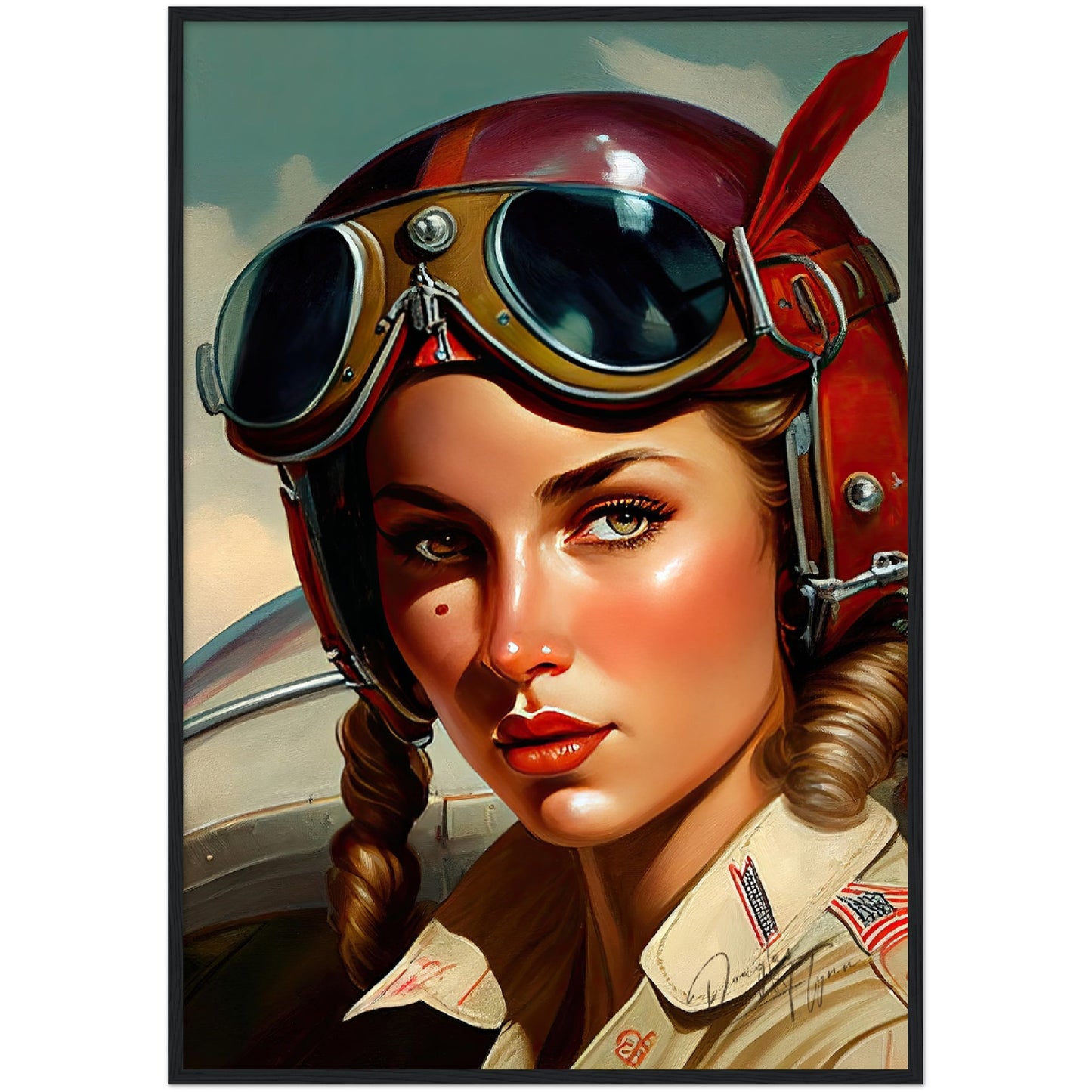 »My guns are hot« retro poster