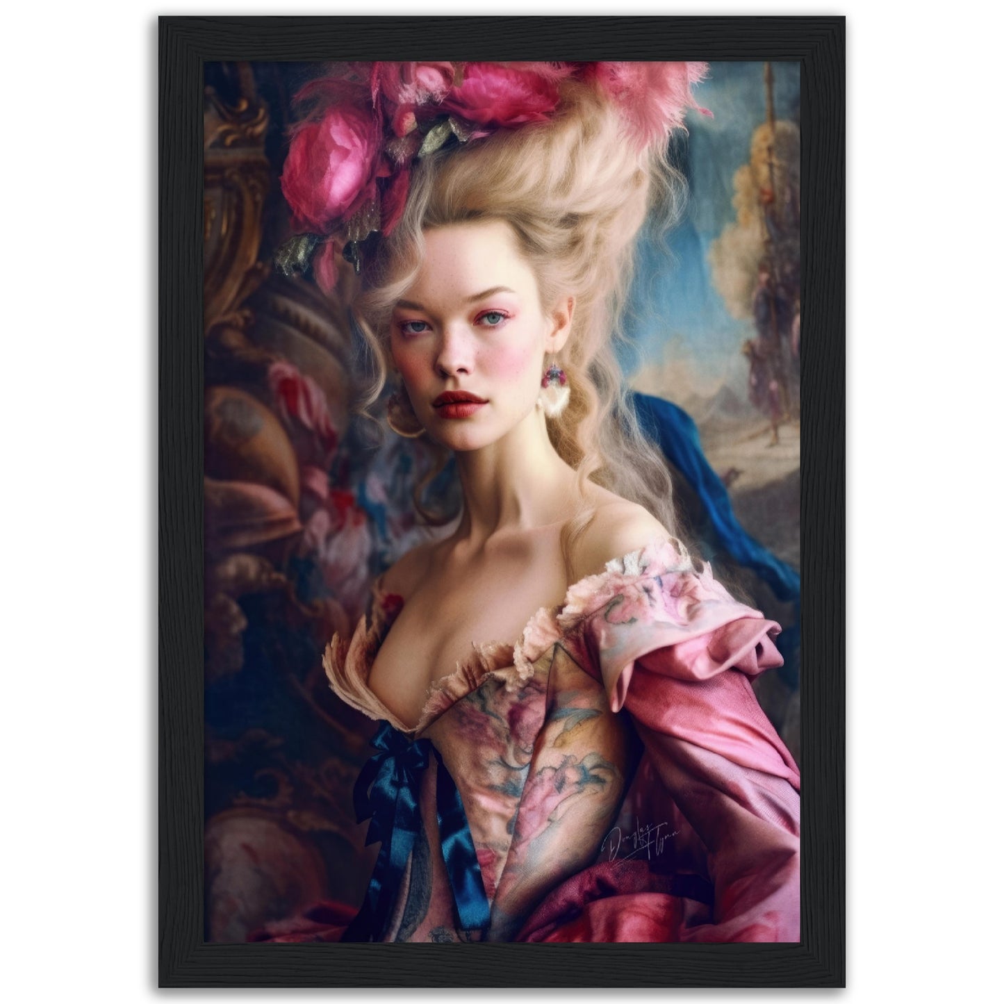 »Mythical Creatures in Rococo Realms« poster