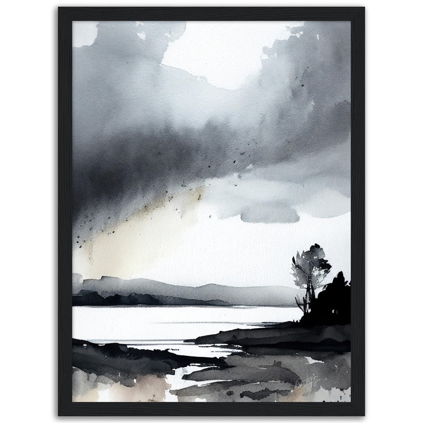 »Horizon Mood« retro poster