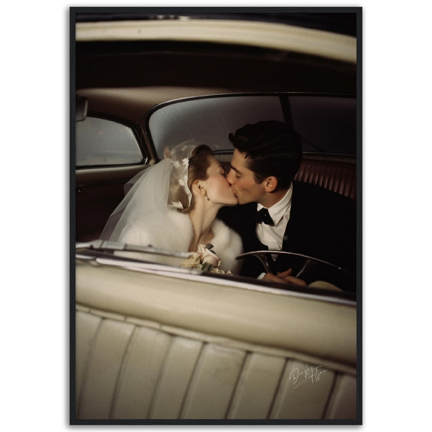 »Kissed by Forever« retroposter
