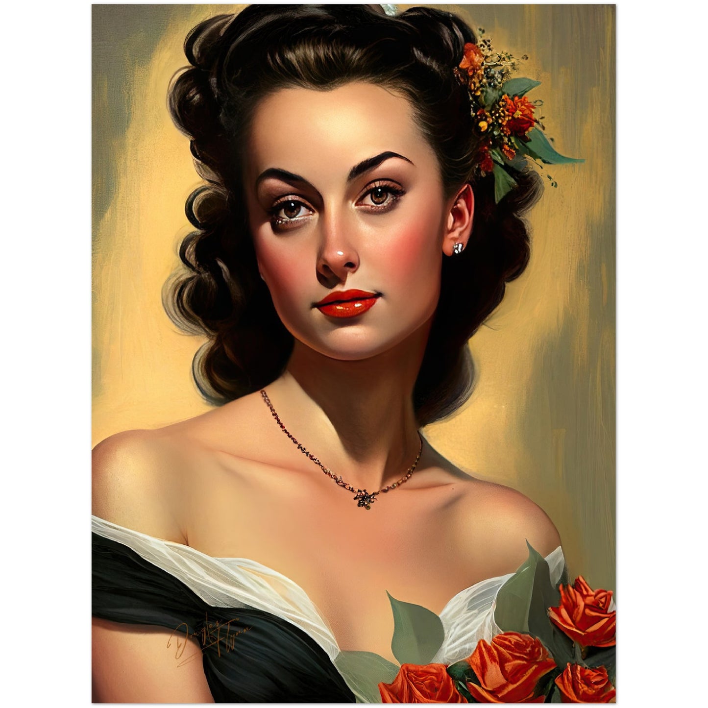»Elegant Weddings« retro poster