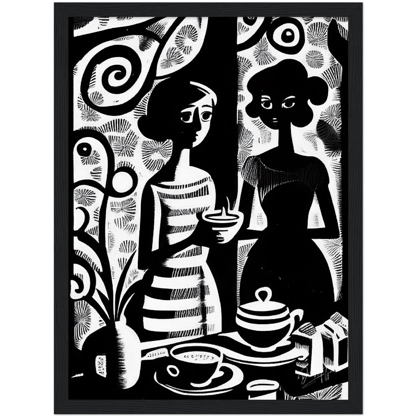 »Behind The Lyrics« retro poster