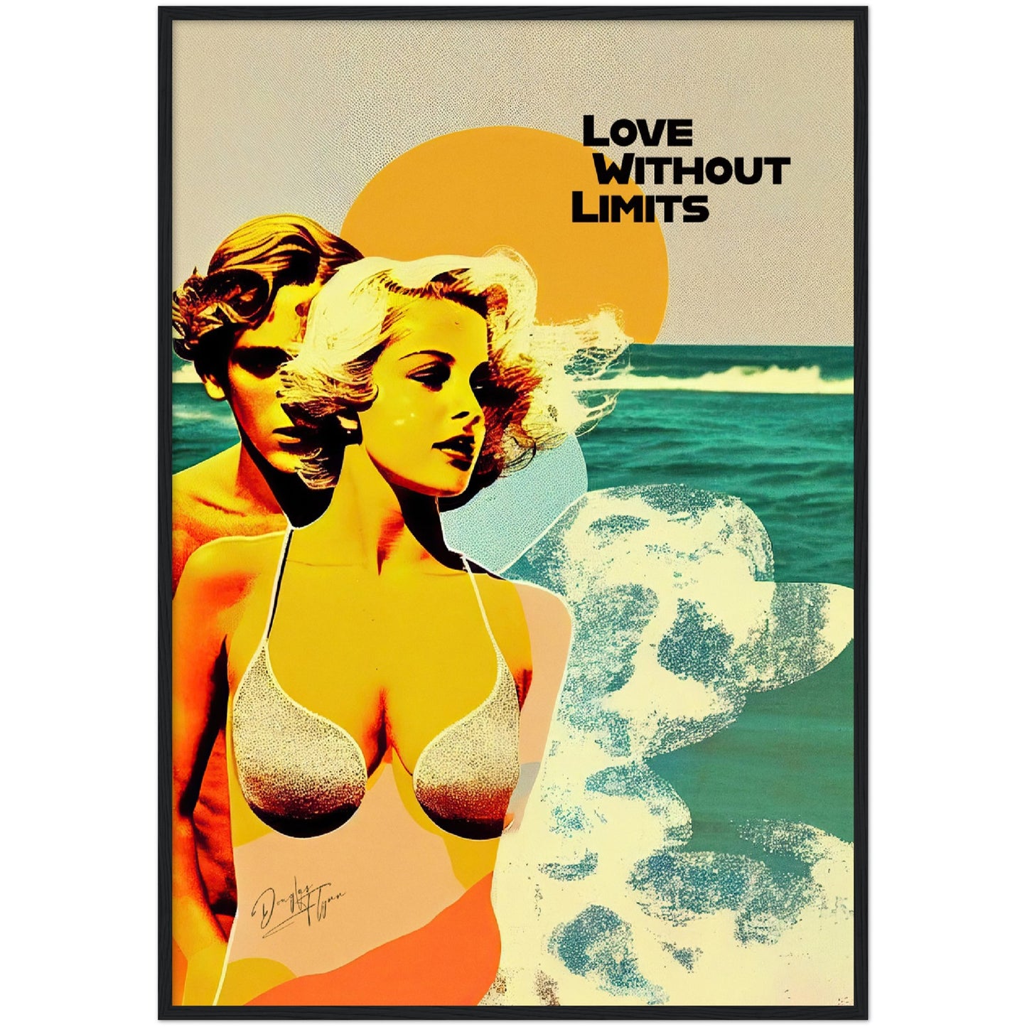 »Love Without Limits«retro poster