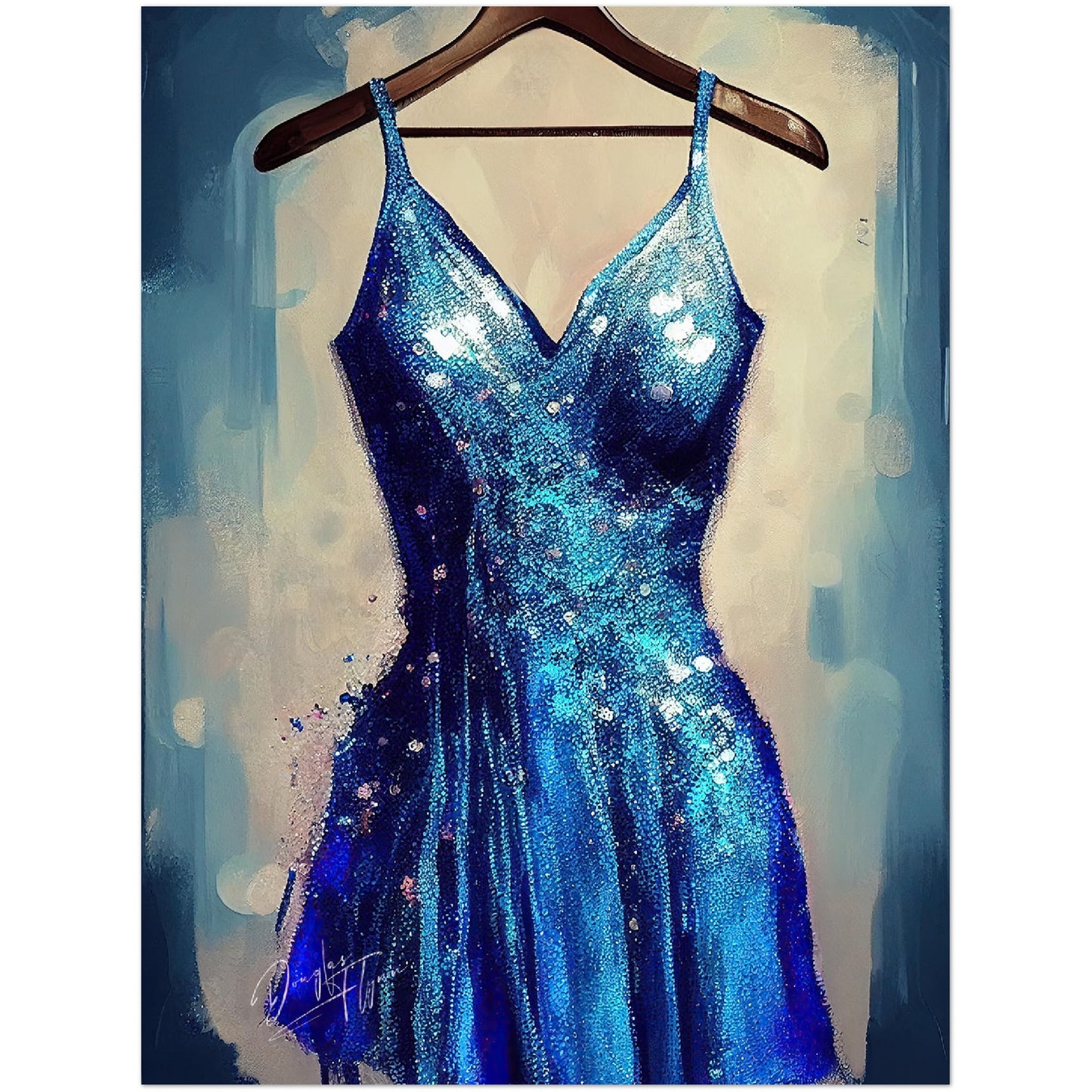 »Oceanic Glimmer Gown«
