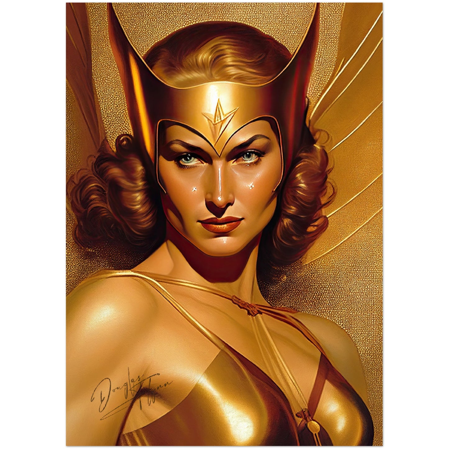 »The Solar Siren« retro poster