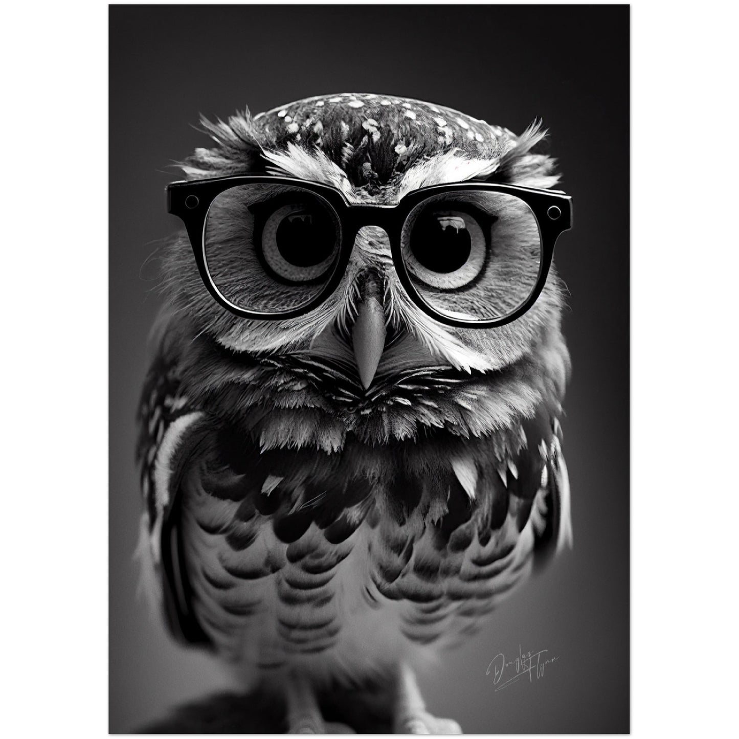 »Professor Hoots« retro poster