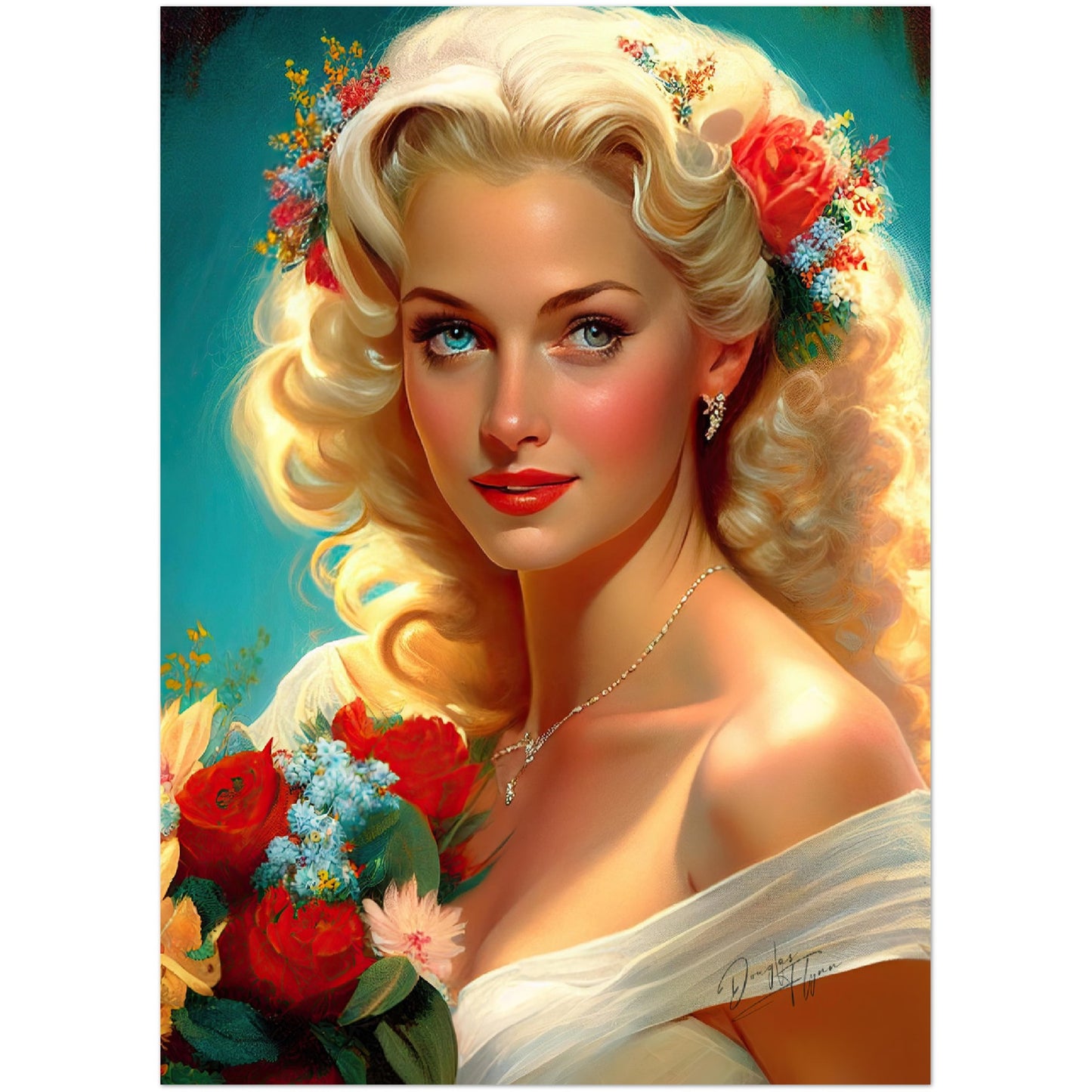»Bridal Elegance on Stage« retro poster