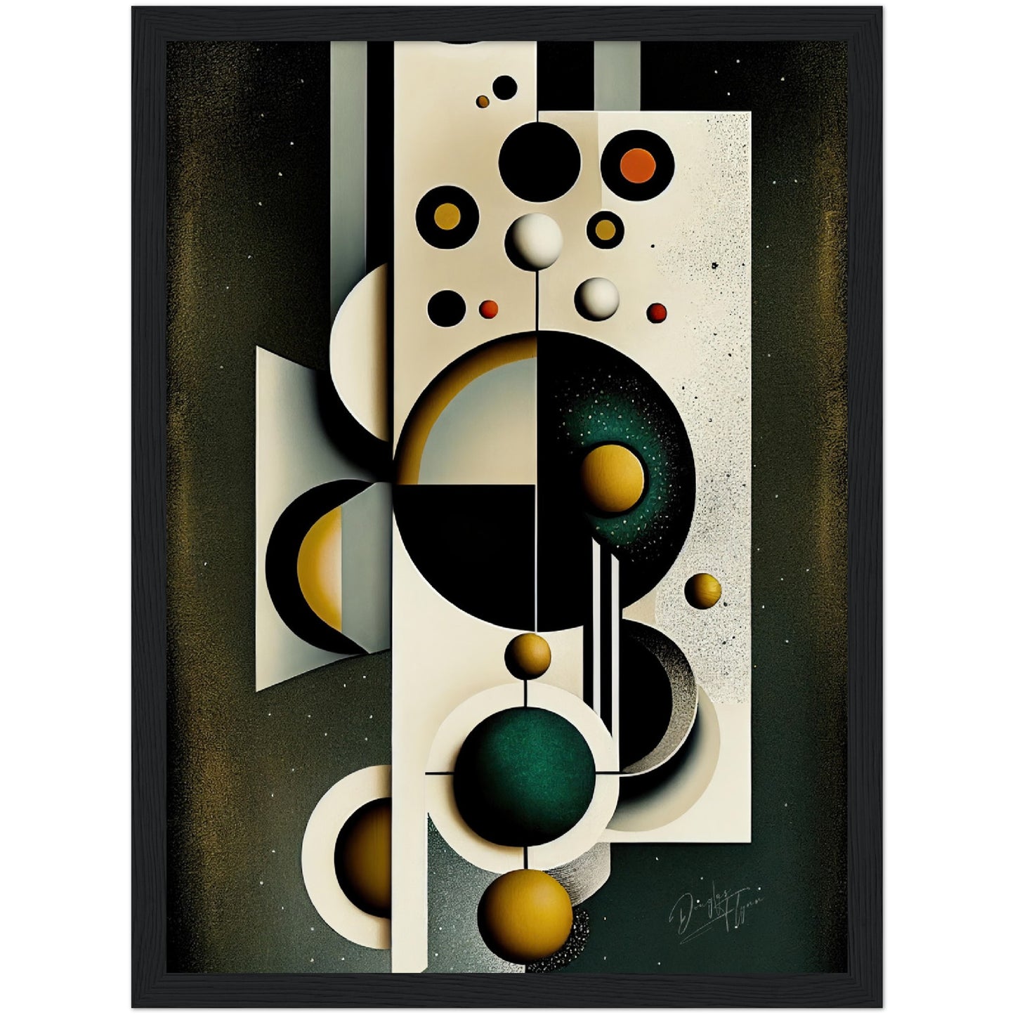 »Energetic Forms« retro poster