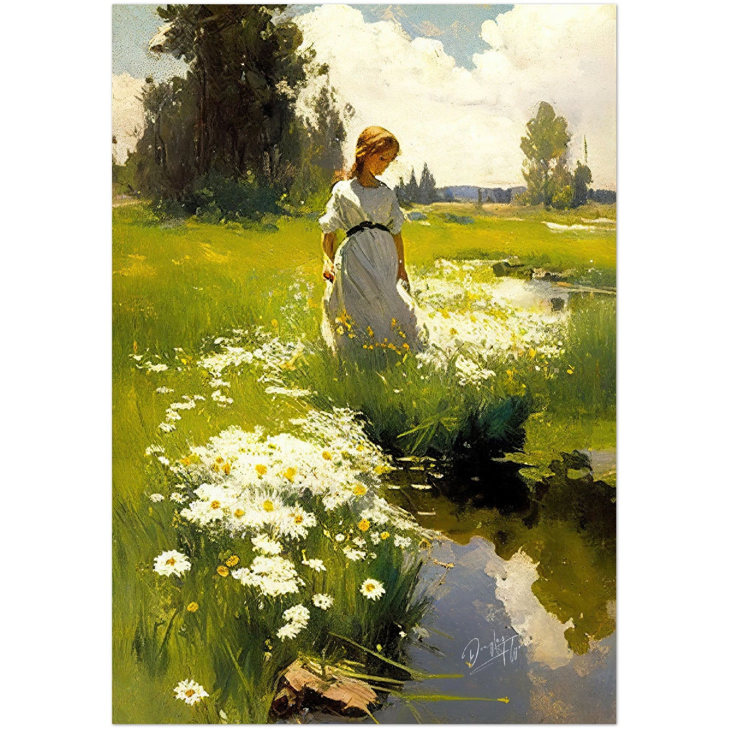 »Isabella, summerday« retro poster