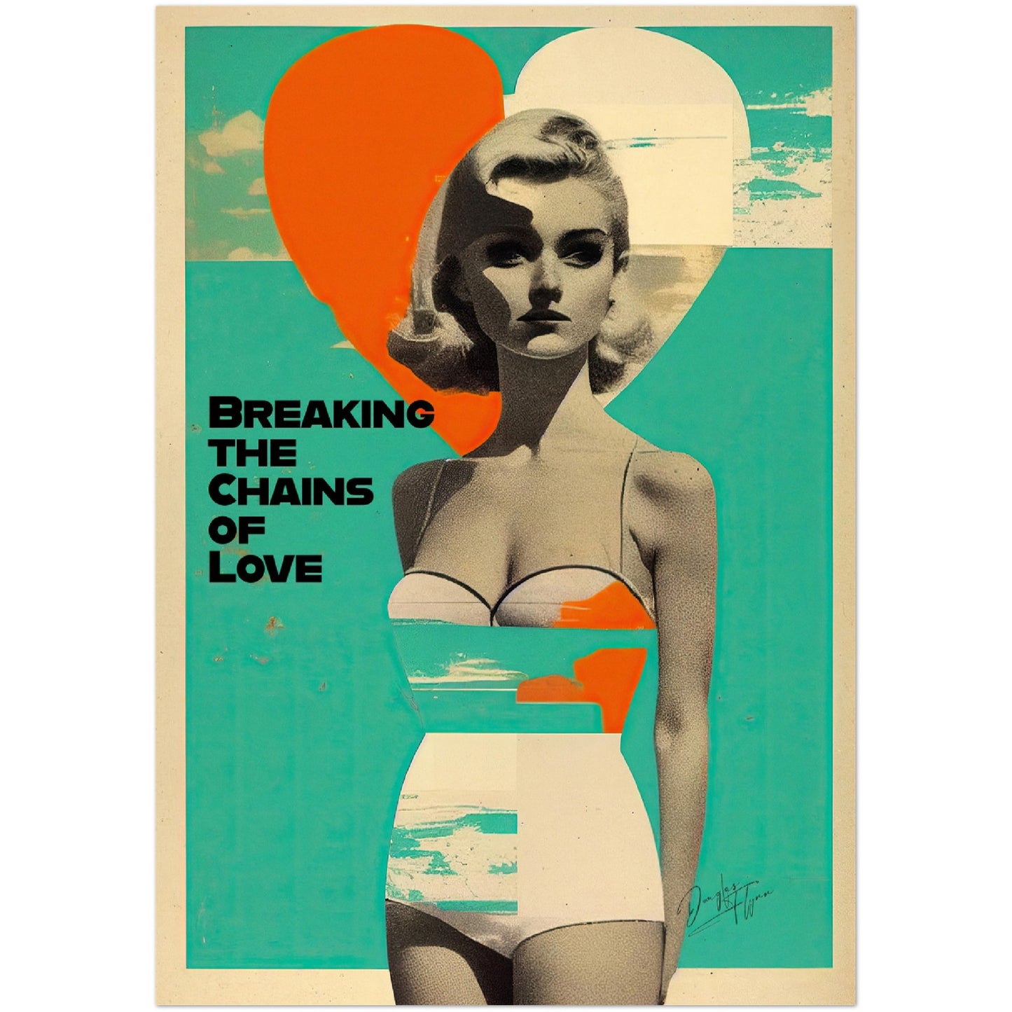 »Breaking the Chains of Love«retro poster
