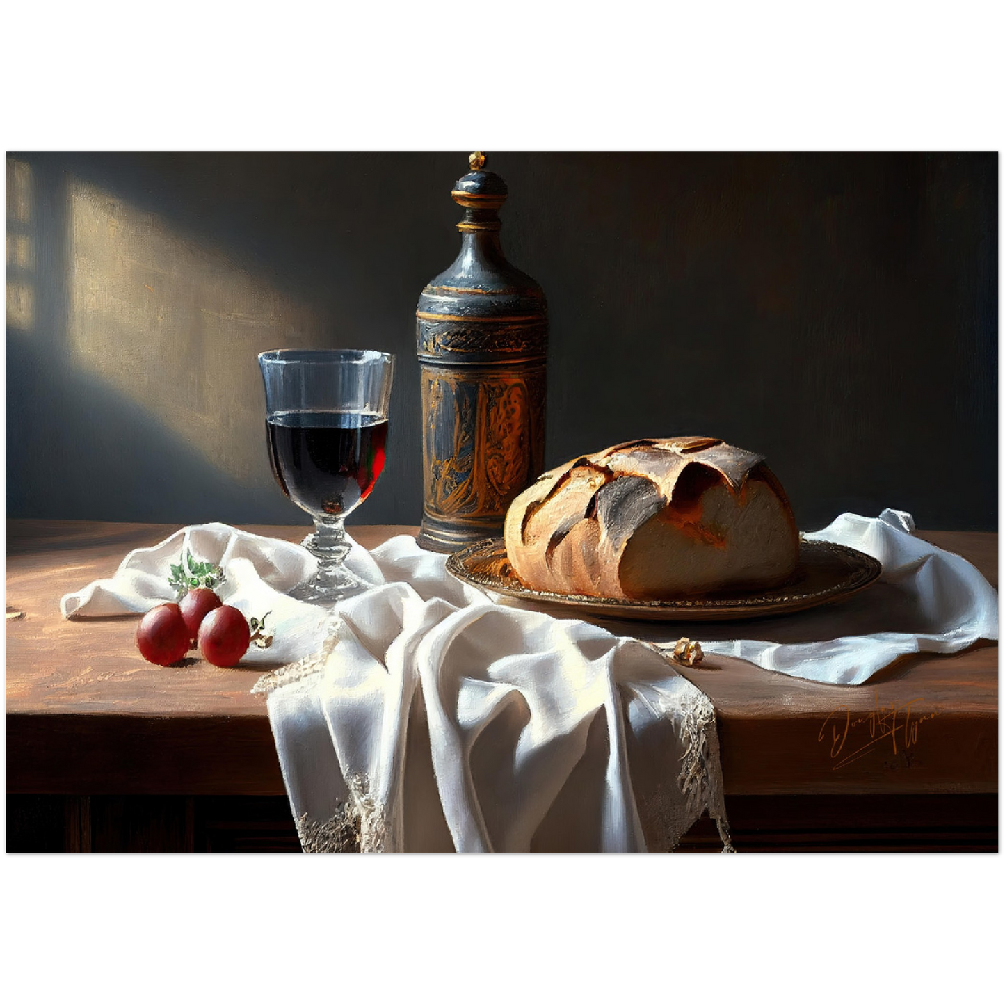 »Meal for the soul« retro poster