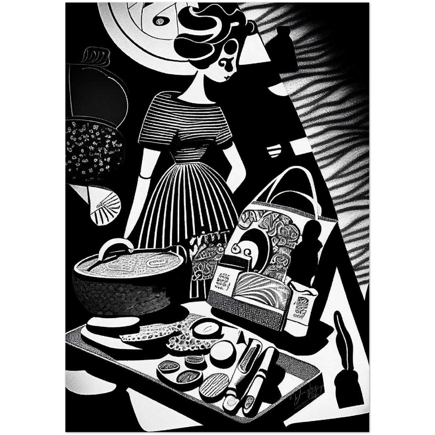 »Shop until You drop« retro poster