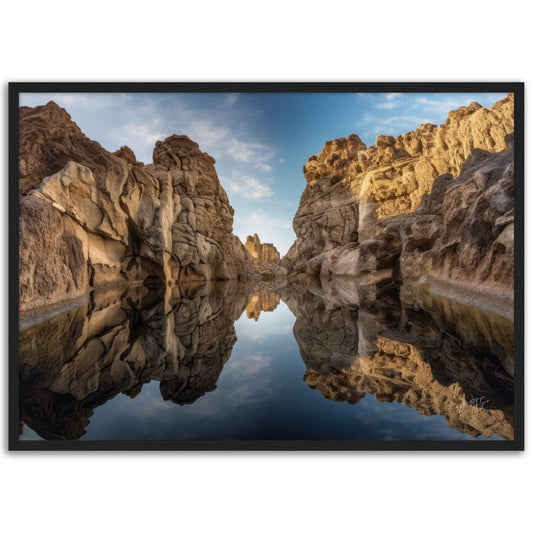 »The Alchemy of Light and Shadow« landskapsposter