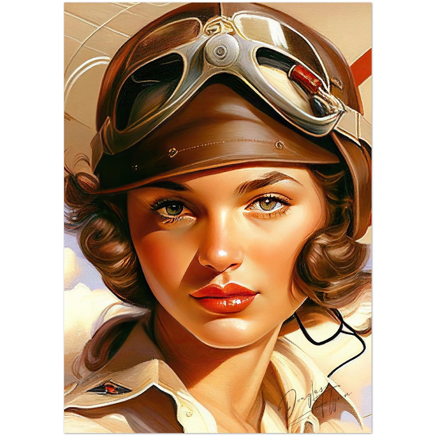 »Keeping My Gear Down For You retro poster