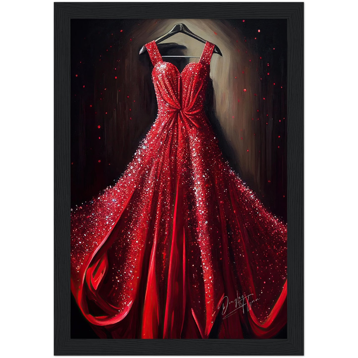 »Fiery Ruby Dress«