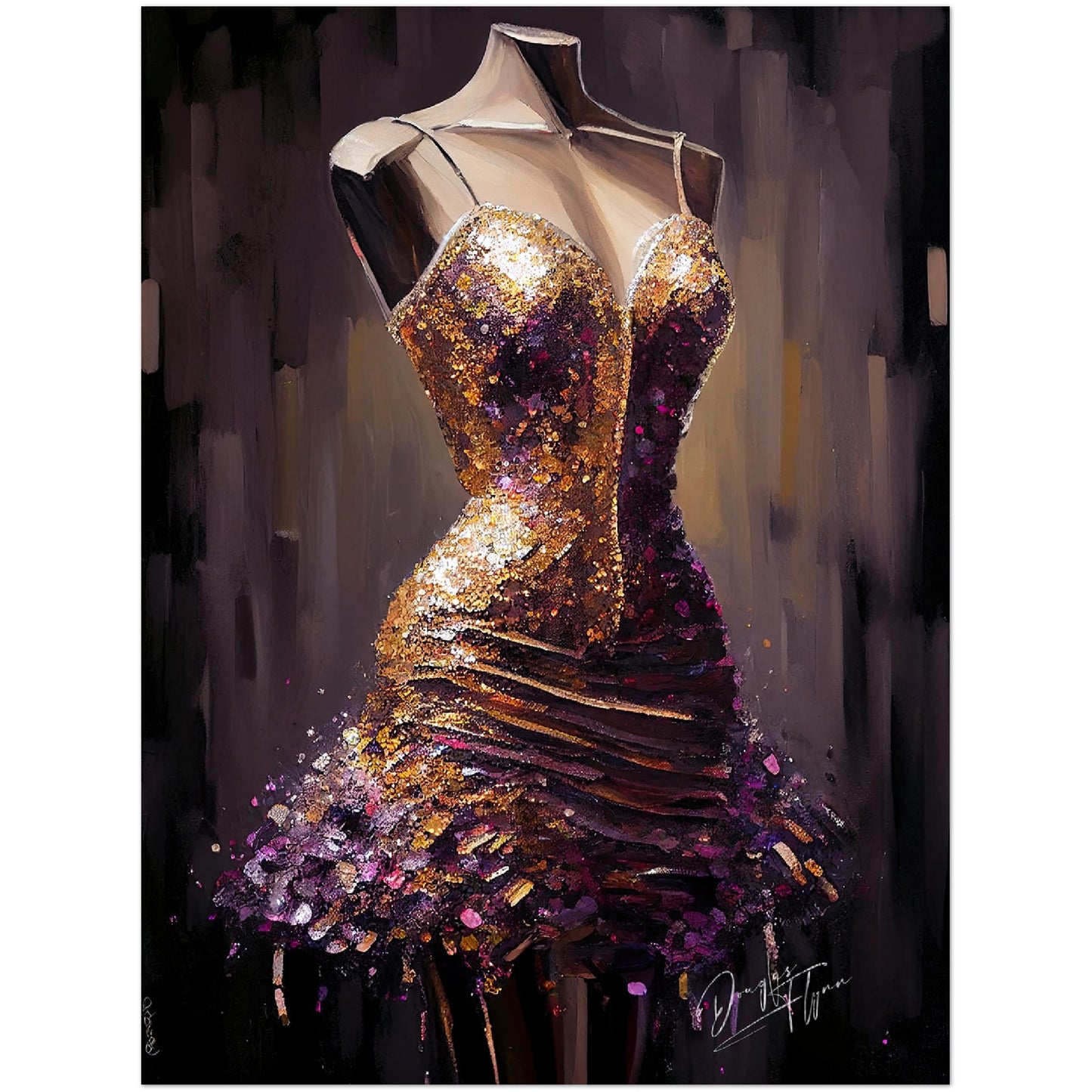 »Lavender Luminance Dress«