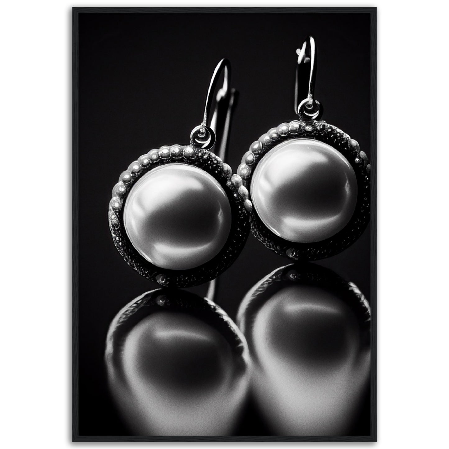 »Texture and Pearls« poster