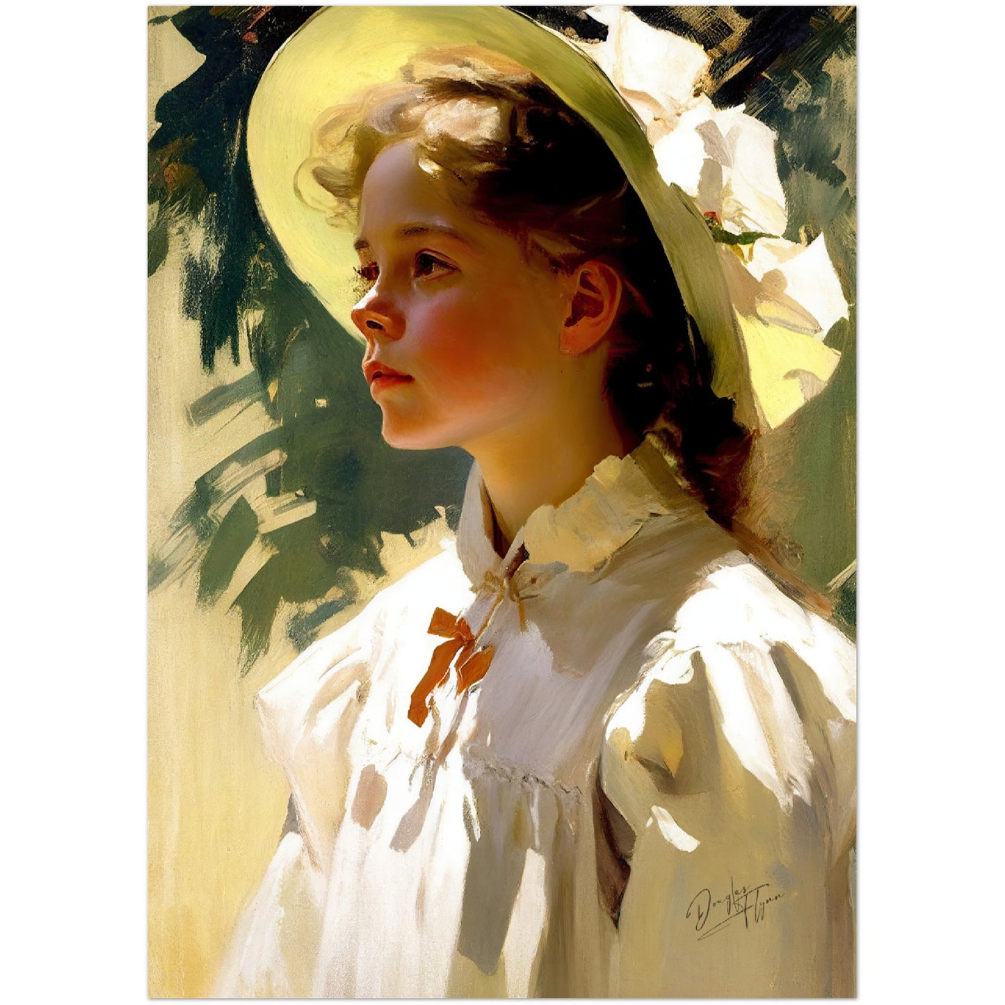 »Lily, a Study« retro poster