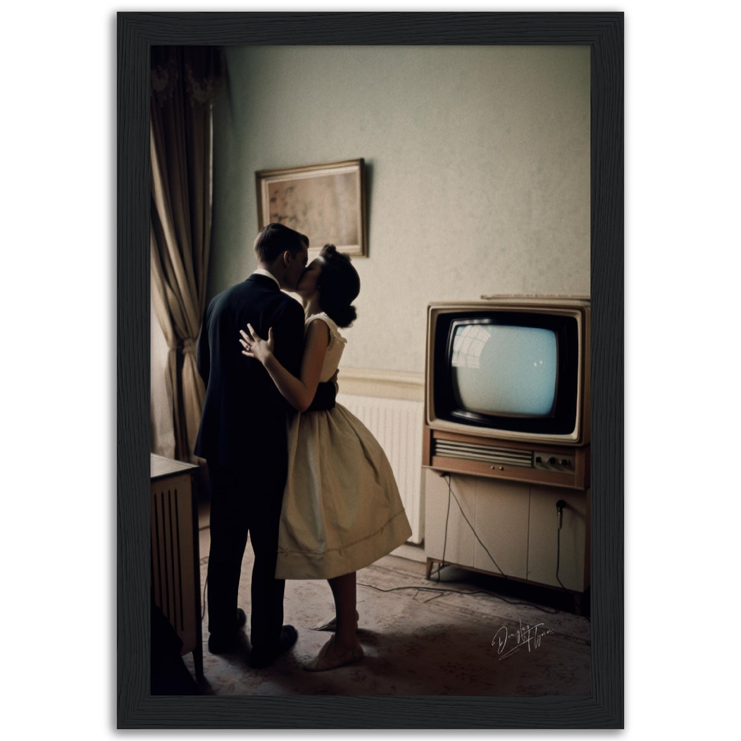 »Kiss and Say I Do« retroposter