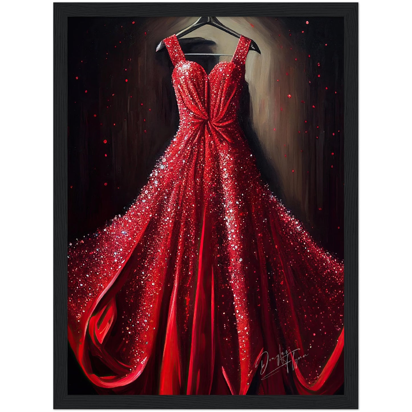 »Fiery Ruby Dress«