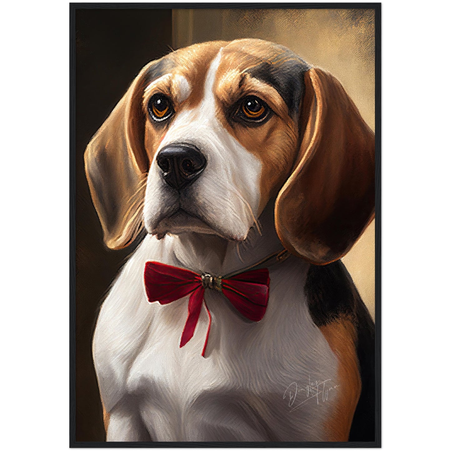 »Beagle med rosett«