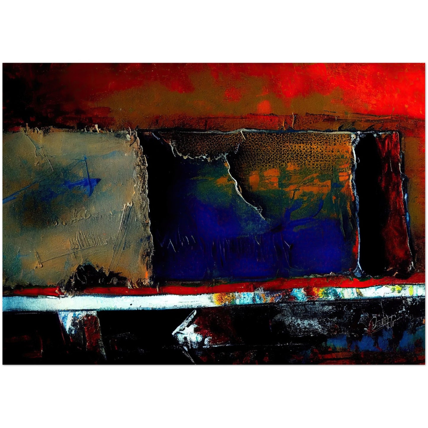 »Enchanted Elements« retro poster