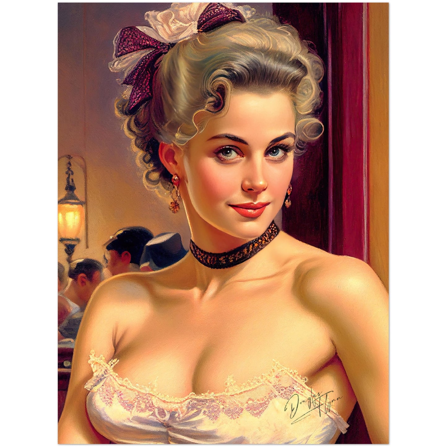 »Ruby Rendezvous« retro poster