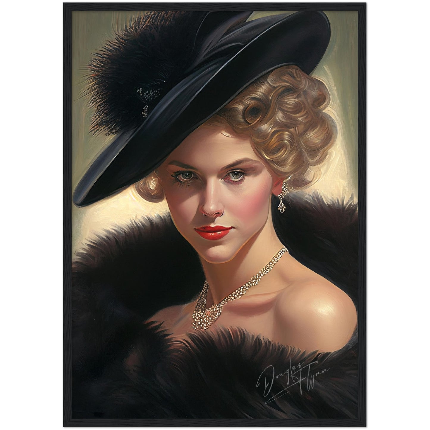 »Chloe's Chic Allure« retro poster