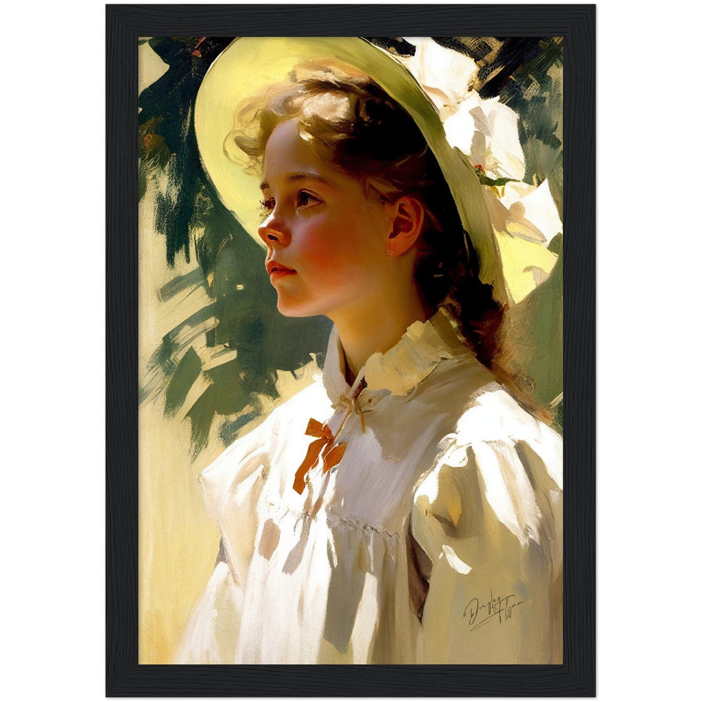 »Lily, a Study« retro poster