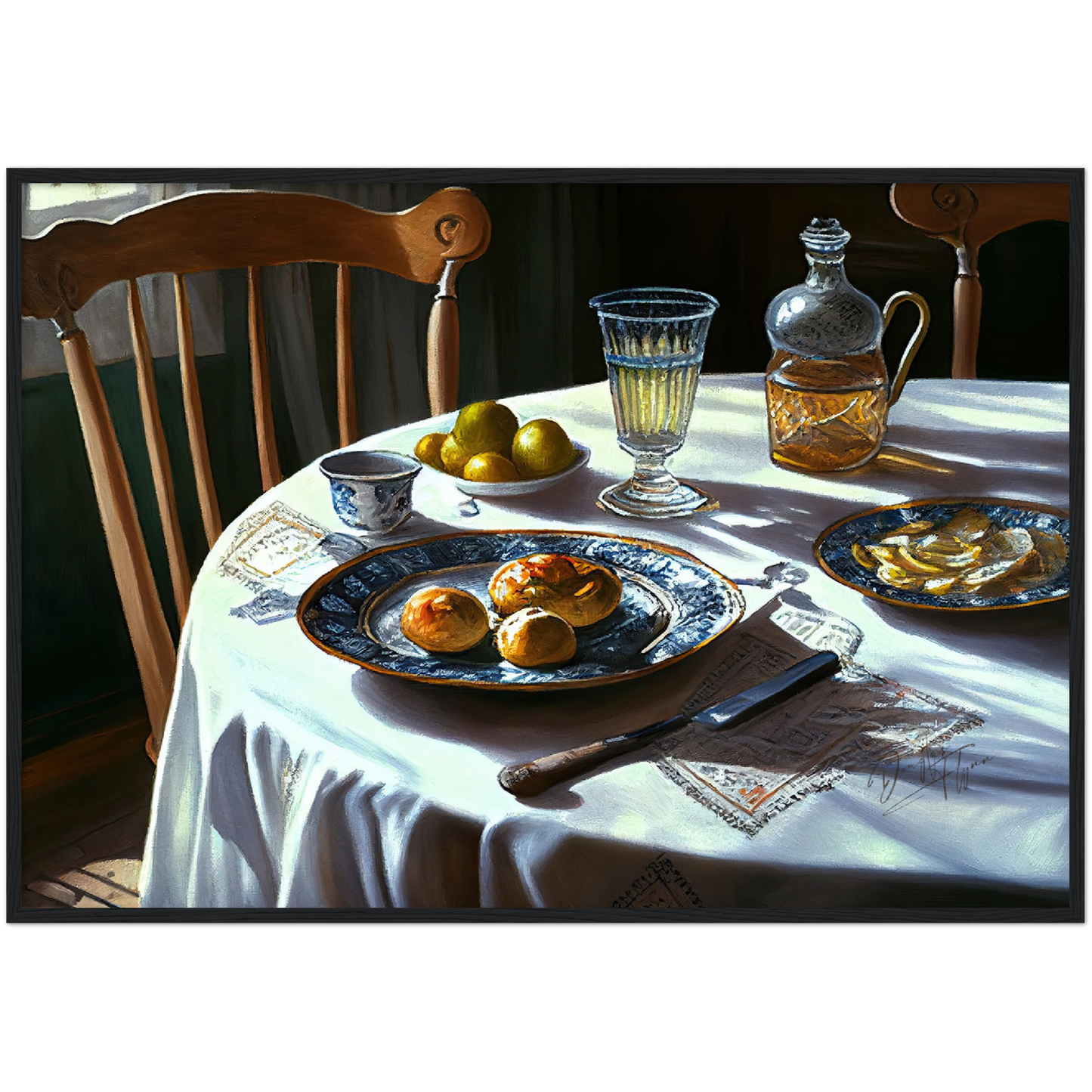 »Meal to enjoy together« retro poster