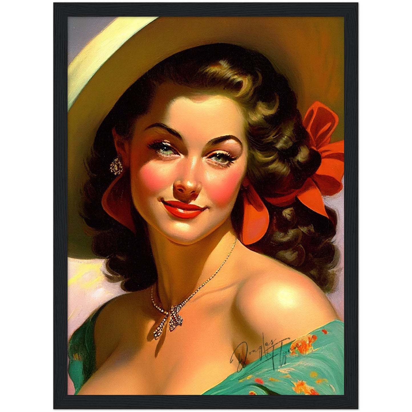 »Sensual Sophia« retro poster