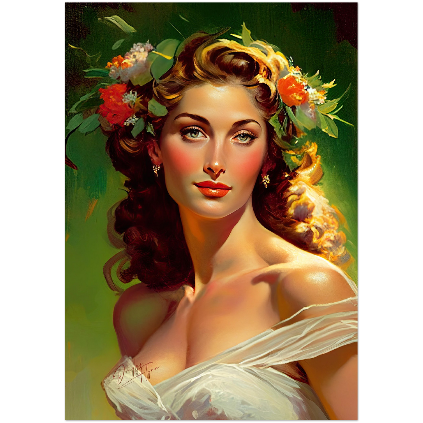 »Graceful Wedding« retro poster