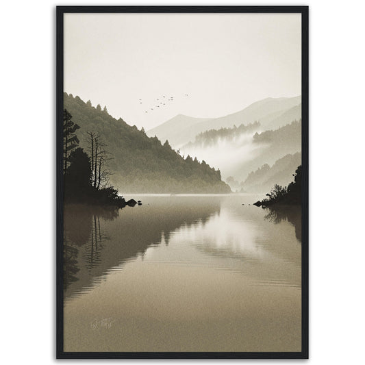 »Lake« designposter