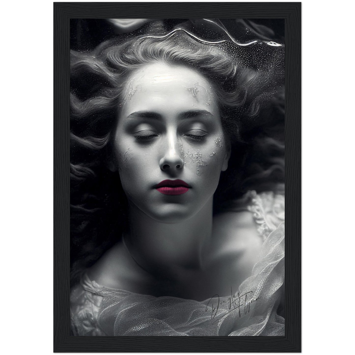 »Mermaid's Allure« retro poster