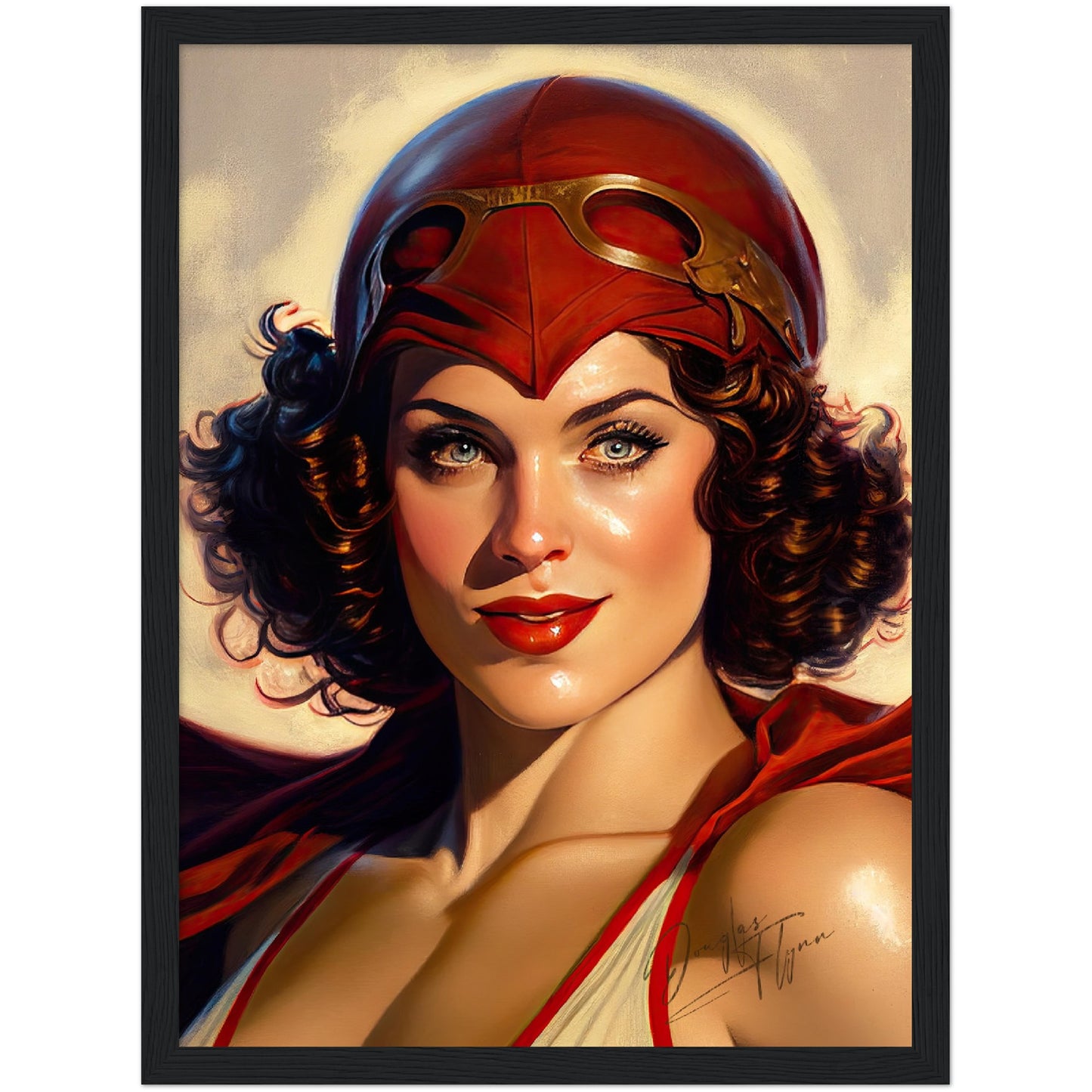 »The Scarlet Sentinel« retro poster