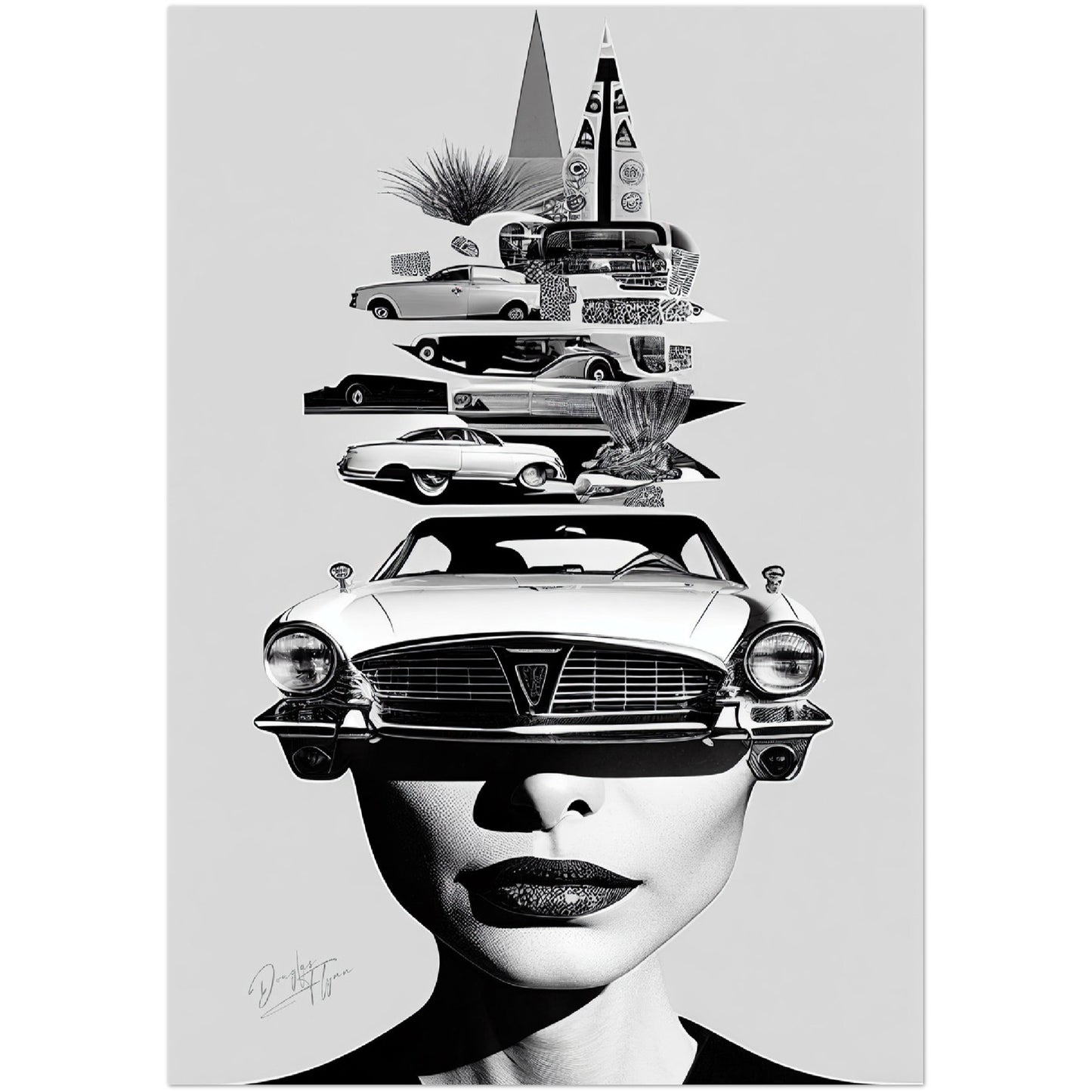 »Journey to the Other Side of the Mind« retro poster
