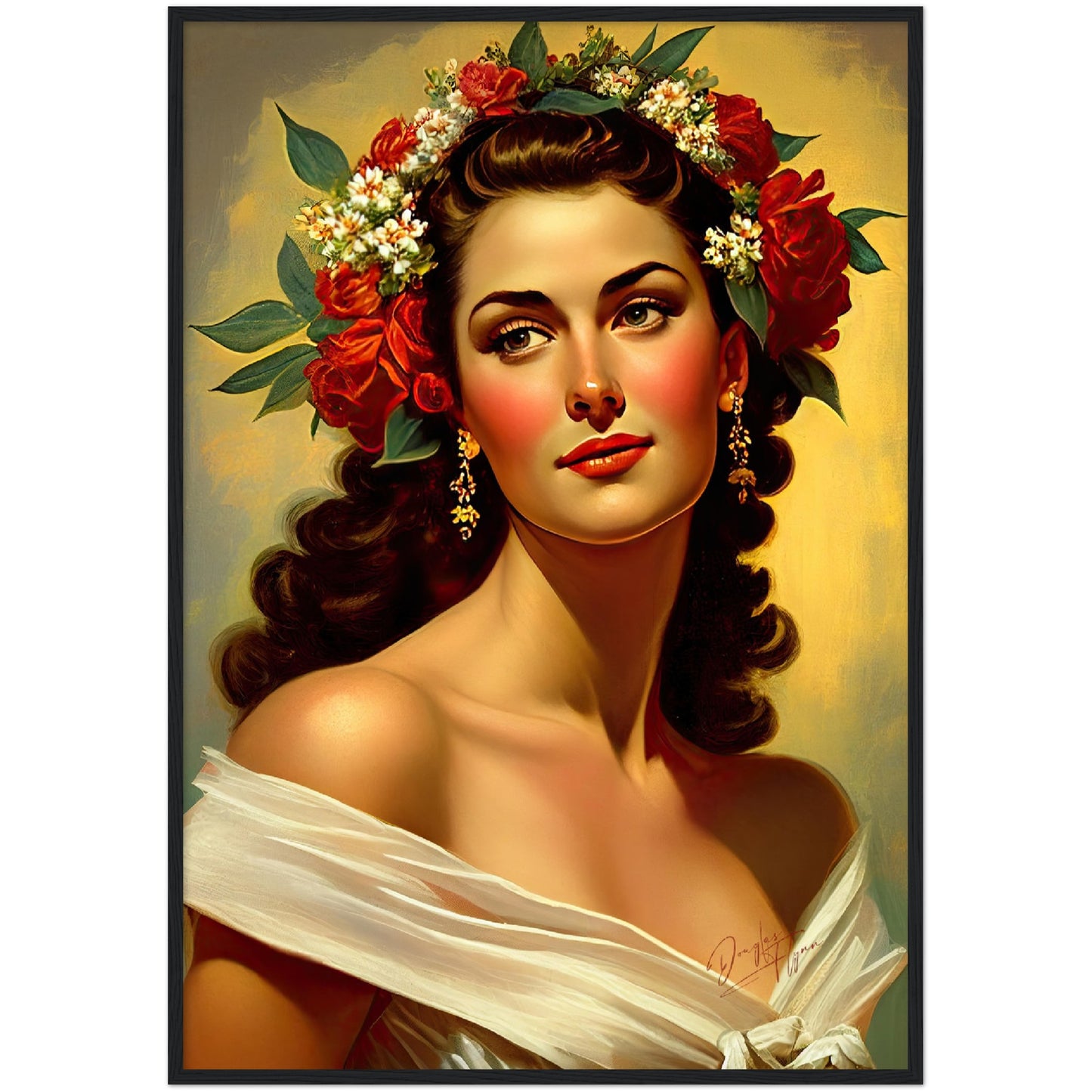 »Blissful Moments« retro poster