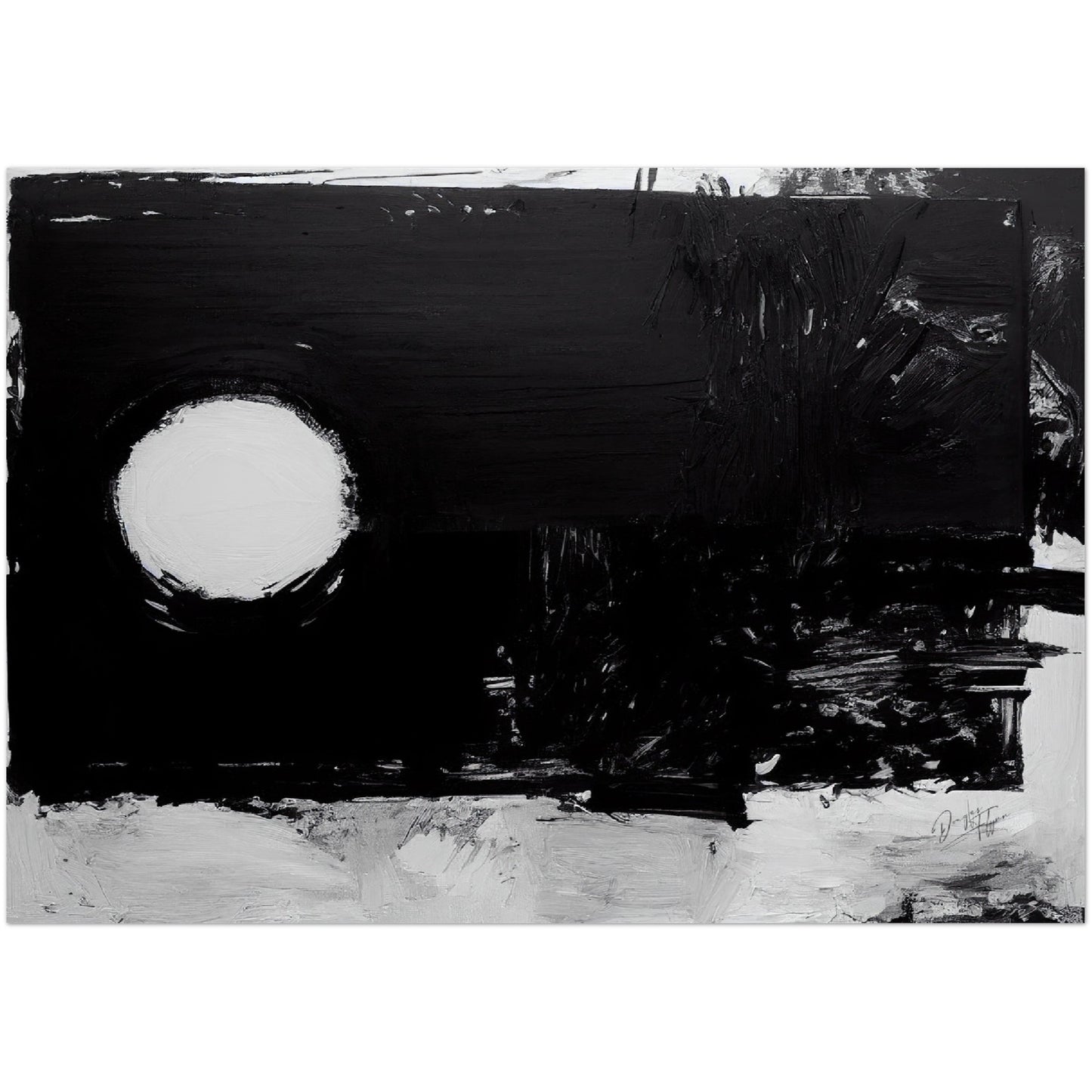 »Radiant Refraction« retro poster