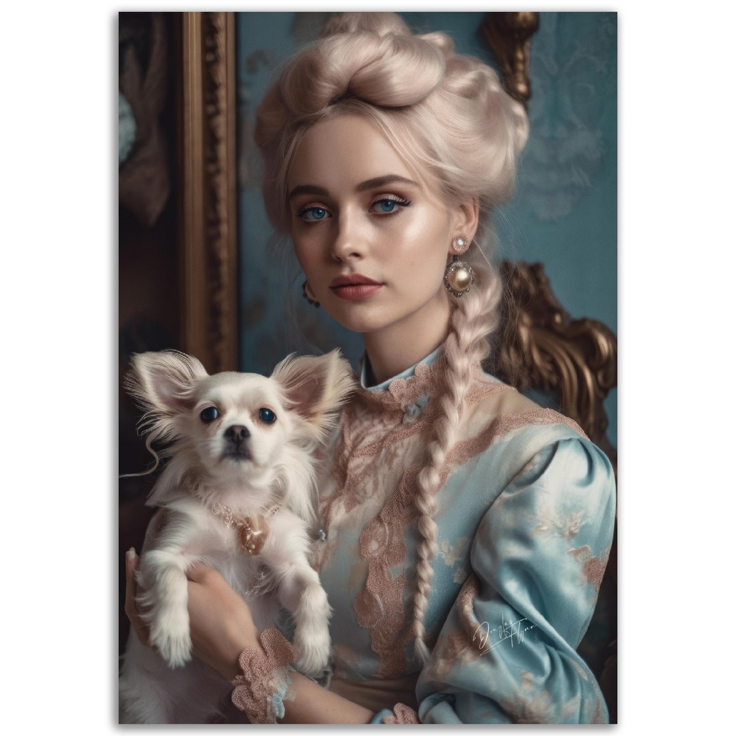 »Elegant Rococo Flair« poster